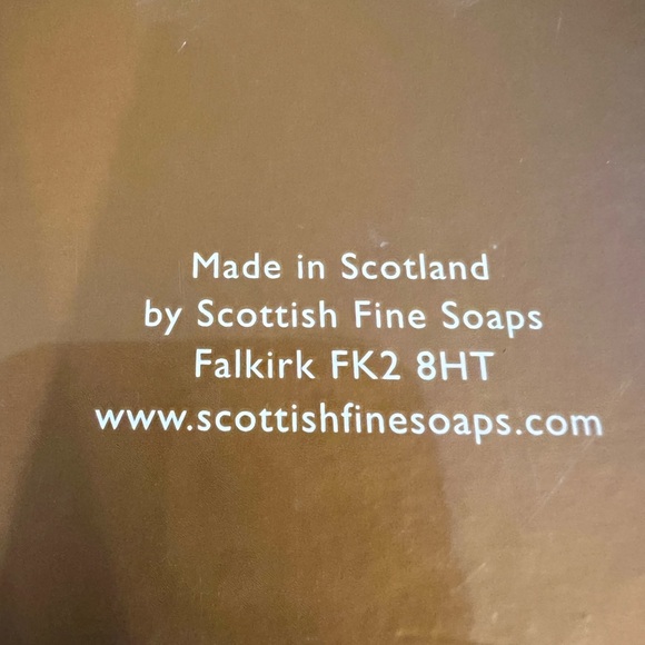 Scottish Fine Soaps HONEY Vintage Pure Vegetable Bar Soap Box Set Made Scotland - Picture 5 of 6